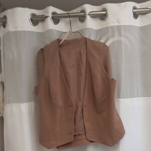 Stylish Tan Midi Skirt